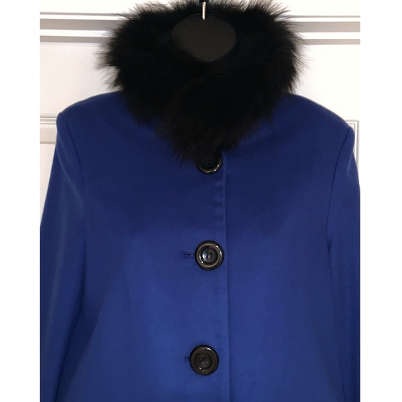 Alice & Olivia ‼️ SALE‼️ sapphire blue wool cashmere coat - Picture 7 of 17